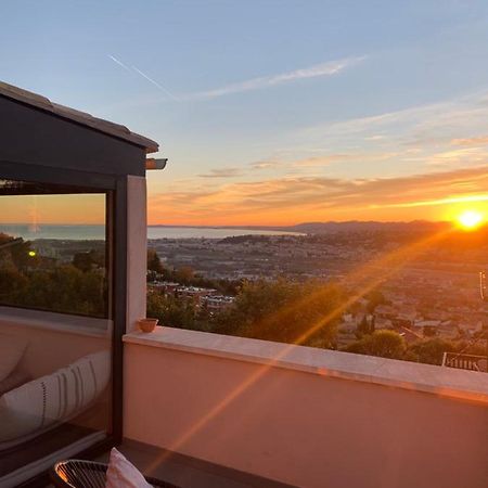 Appartement d’exception vue panoramique Nice Extérieur photo
