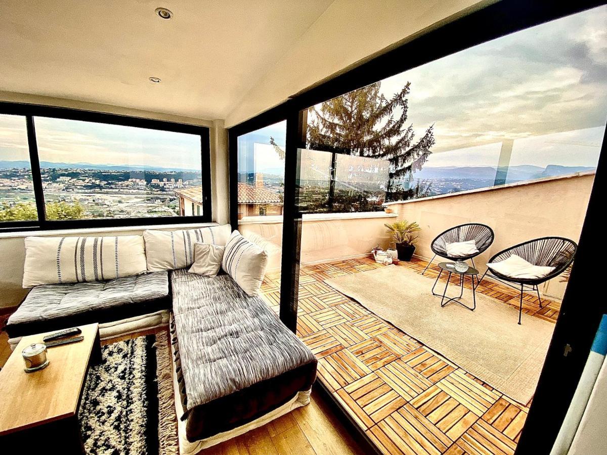 Appartement d’exception vue panoramique Nice Extérieur photo