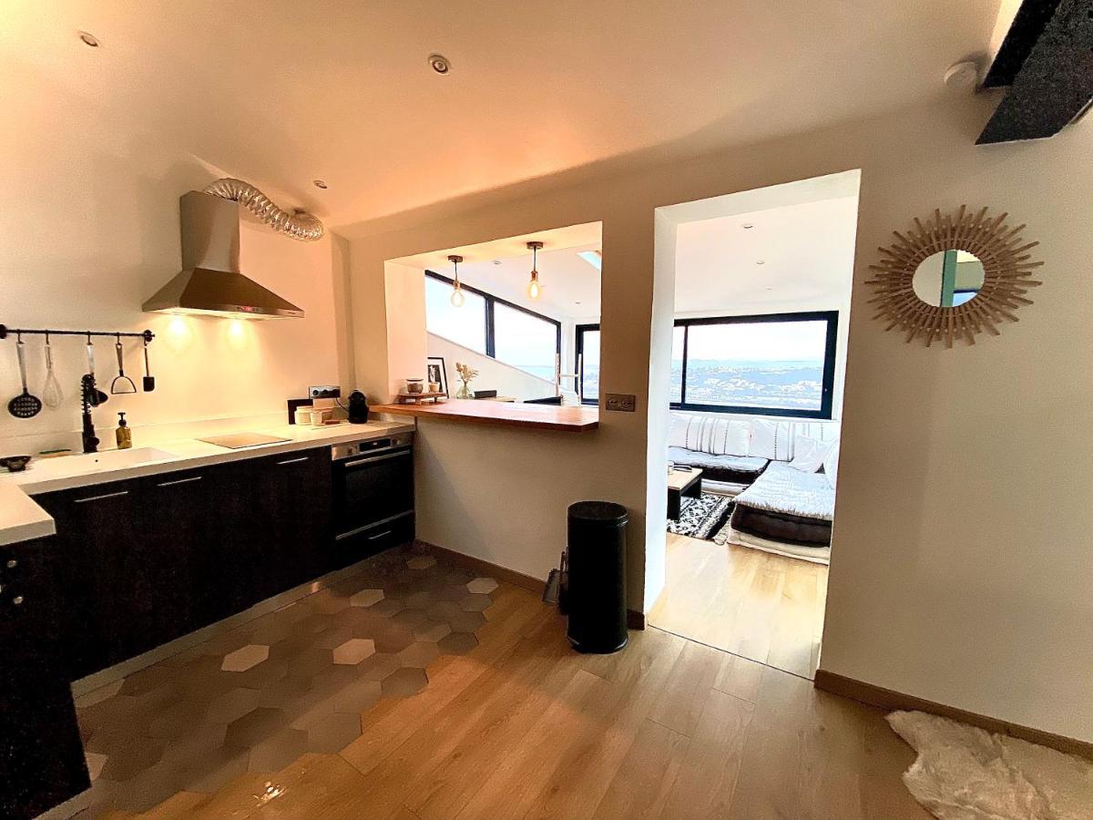 Appartement d’exception vue panoramique Nice Extérieur photo
